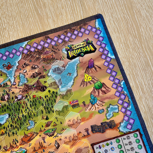 Map of Iridescia Neoprene Game Mat (2mm) - English